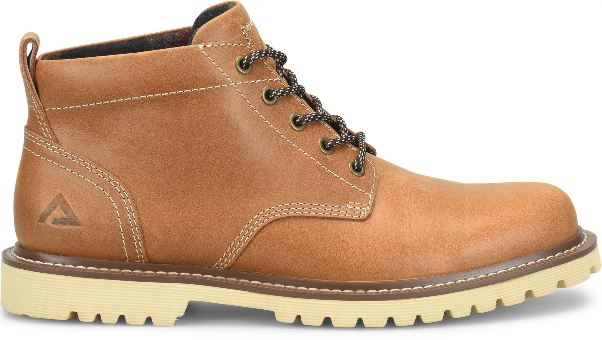 William Waterproof Leather 4 Inch Boots se muestra en la Luggage (Caf&eacute; Claro)