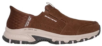 Women's Skechers Slip-Ins Hillcrest Sunapee shown in Brown (Brown)