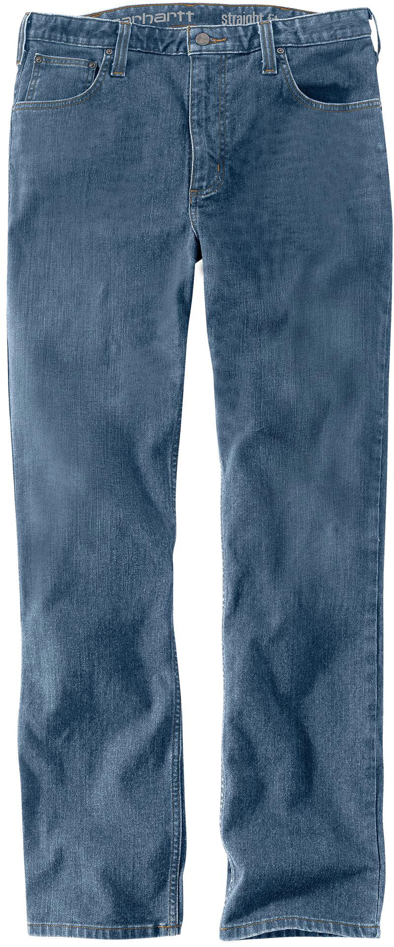 Men's Carhartt Relaxed Fit 5pkt Tapered Jean shown in Blue (Blue)