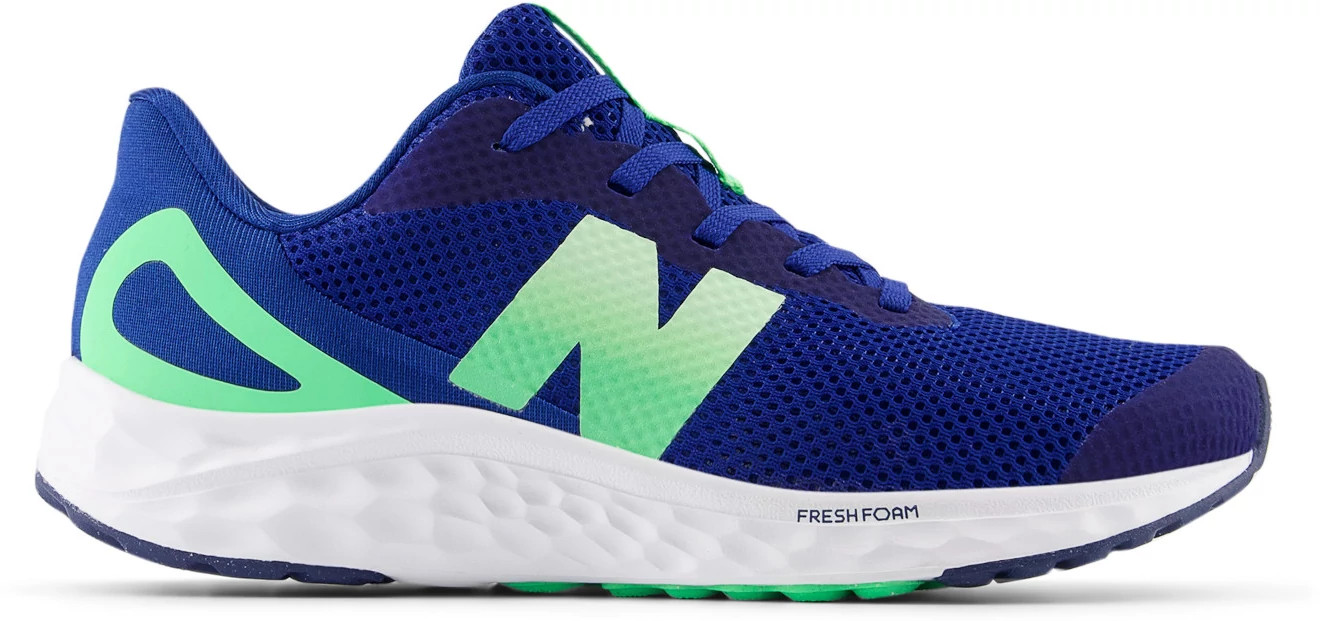 Youth Boy's New Balance Arishi Runner shown in Galaxy Blue/Lime/Mb Blue (Blue)