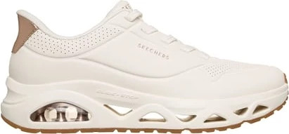Women's Skechers Skech-Air Uno Glide Step shown in White (White)