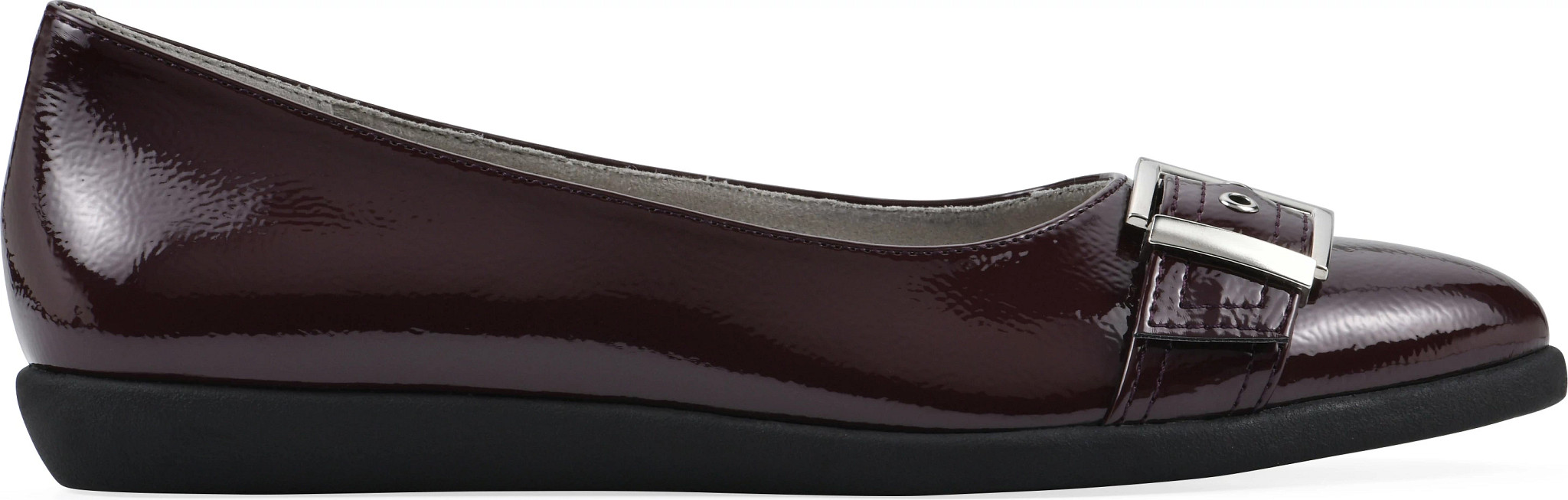 Women's Cliffs By White Mountain Miliani shown in Oxblood Patent (Black)