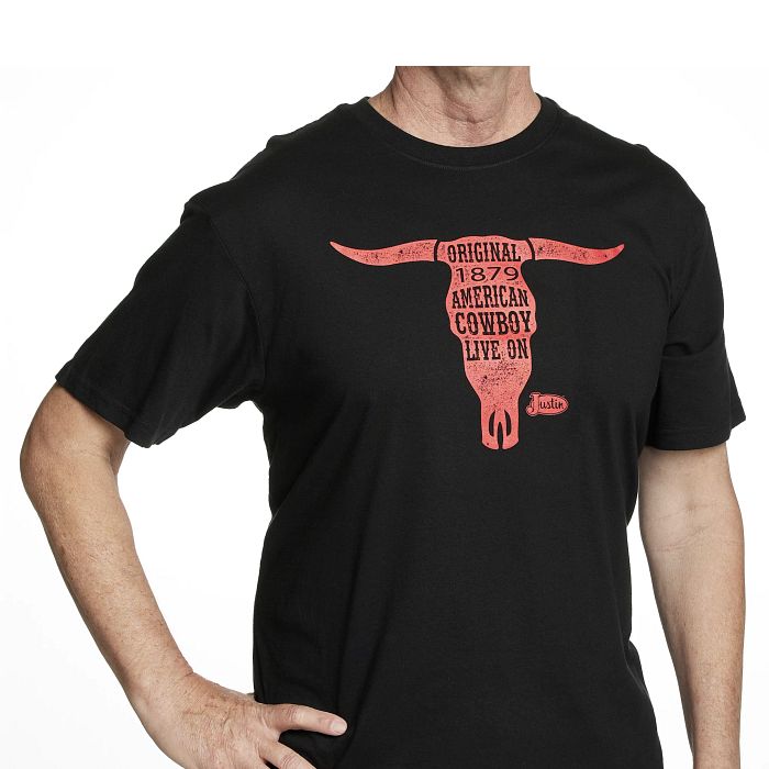 Men's Cowboy Live On Tee | Justin Boots