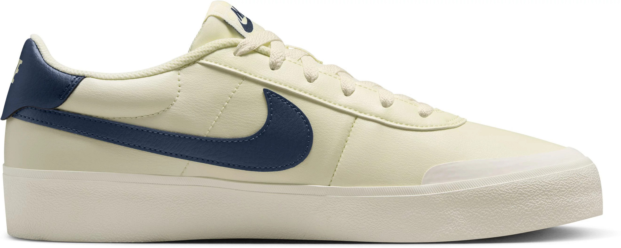 Men's Nike Court Shot Court Shoe shown in Beige Navy (Off White)