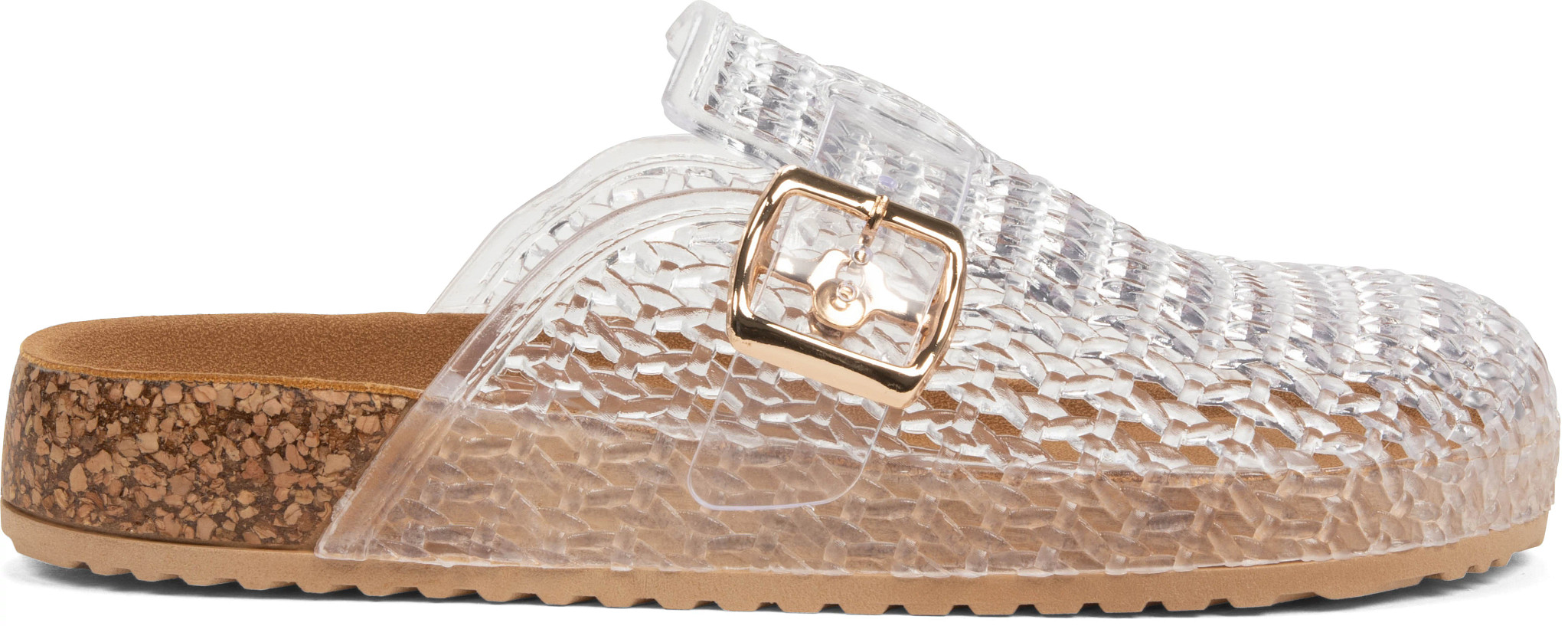 Women's Sugar Bubblegum Clog shown in Clear (White)