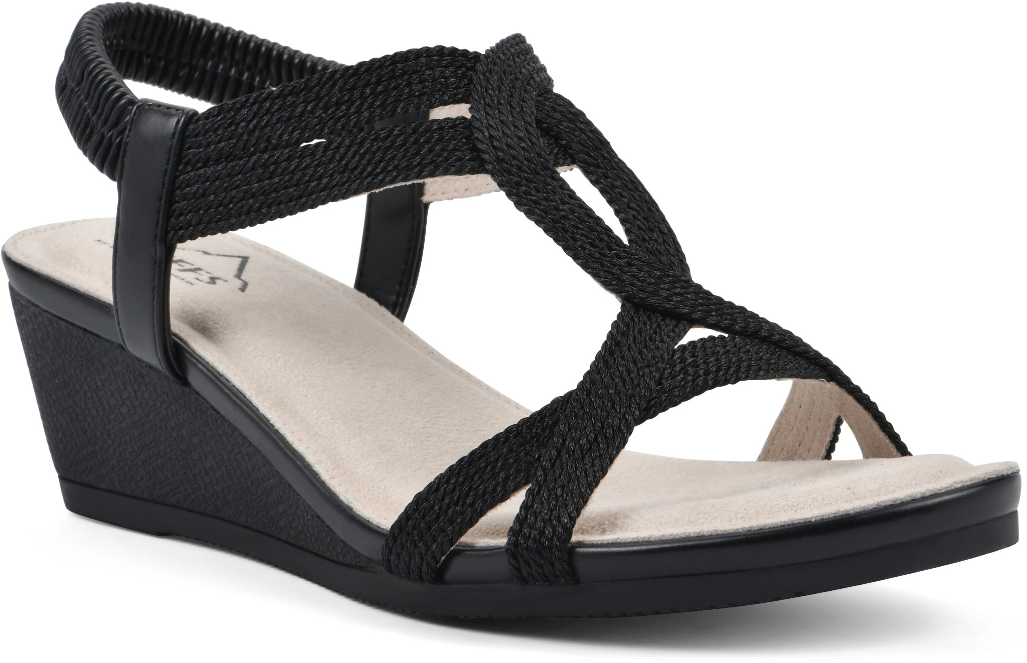 White mountain all wedge fashion sandals