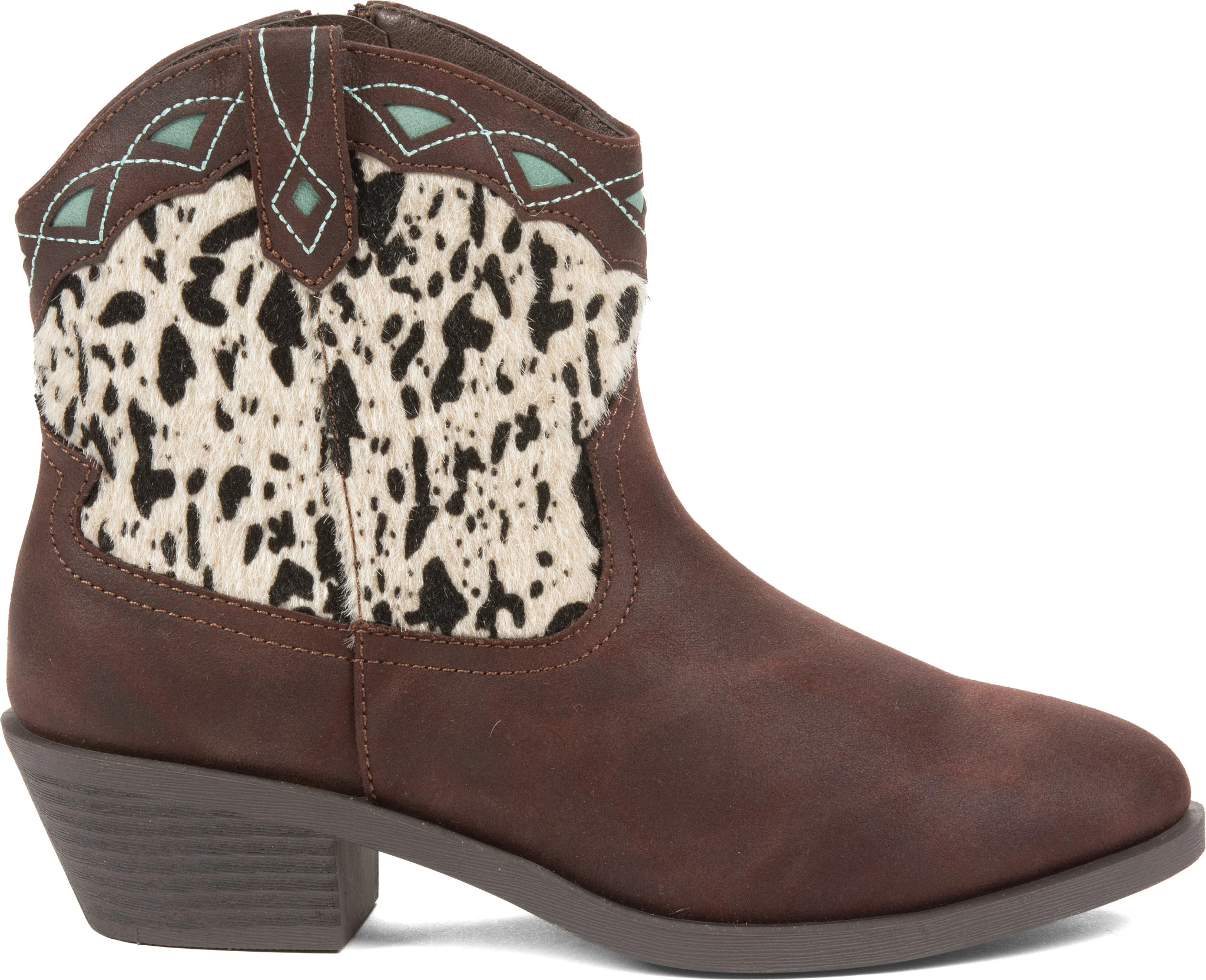 Women's Jellypop Bowey shown in Brown/ Cow Multi (Brown)