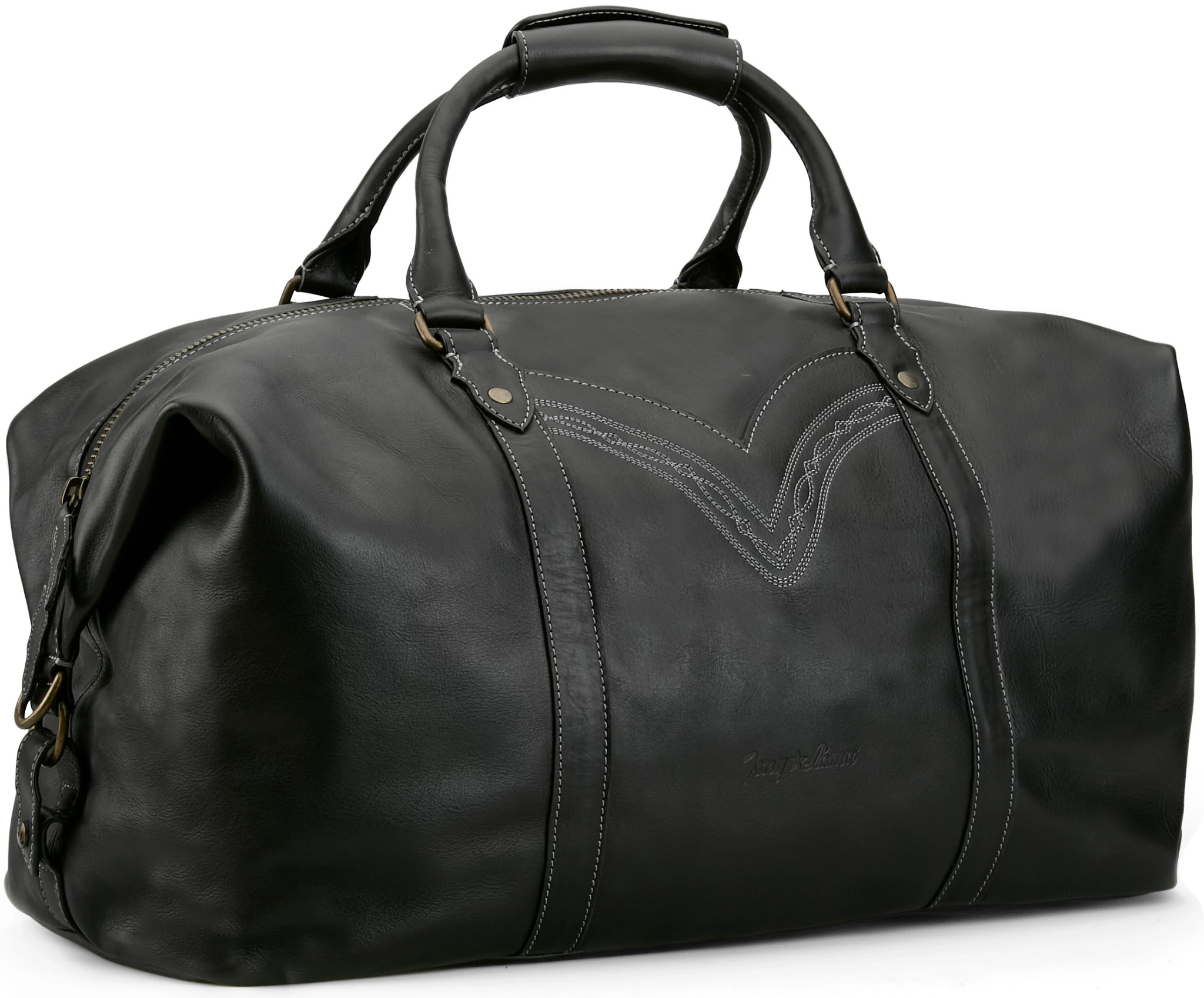 Mareas Large Duffle shown in Onyx (Black)