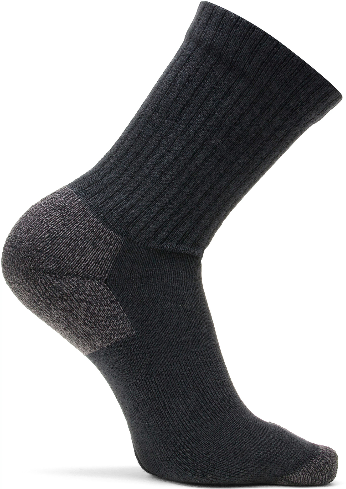 Men's Bates 3 Pack Crew shown in Black (Black)