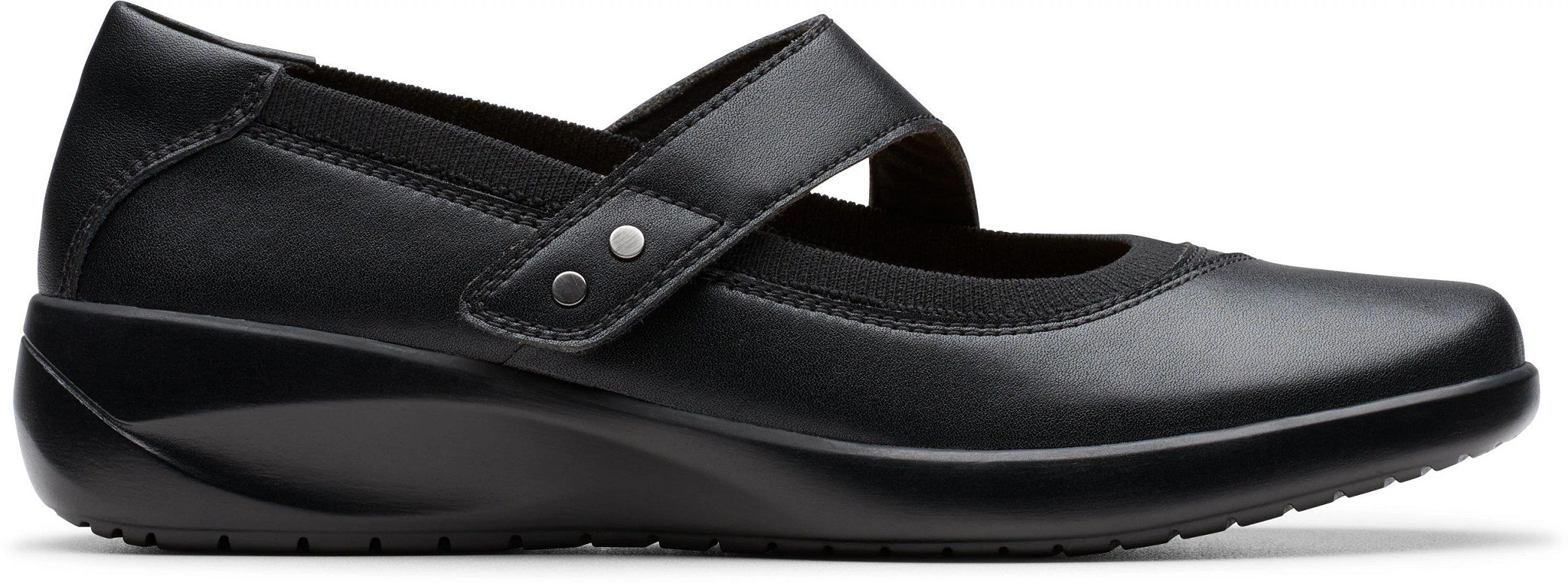 Women's Clarks Kaetlyn Jane shown in Black (Black)