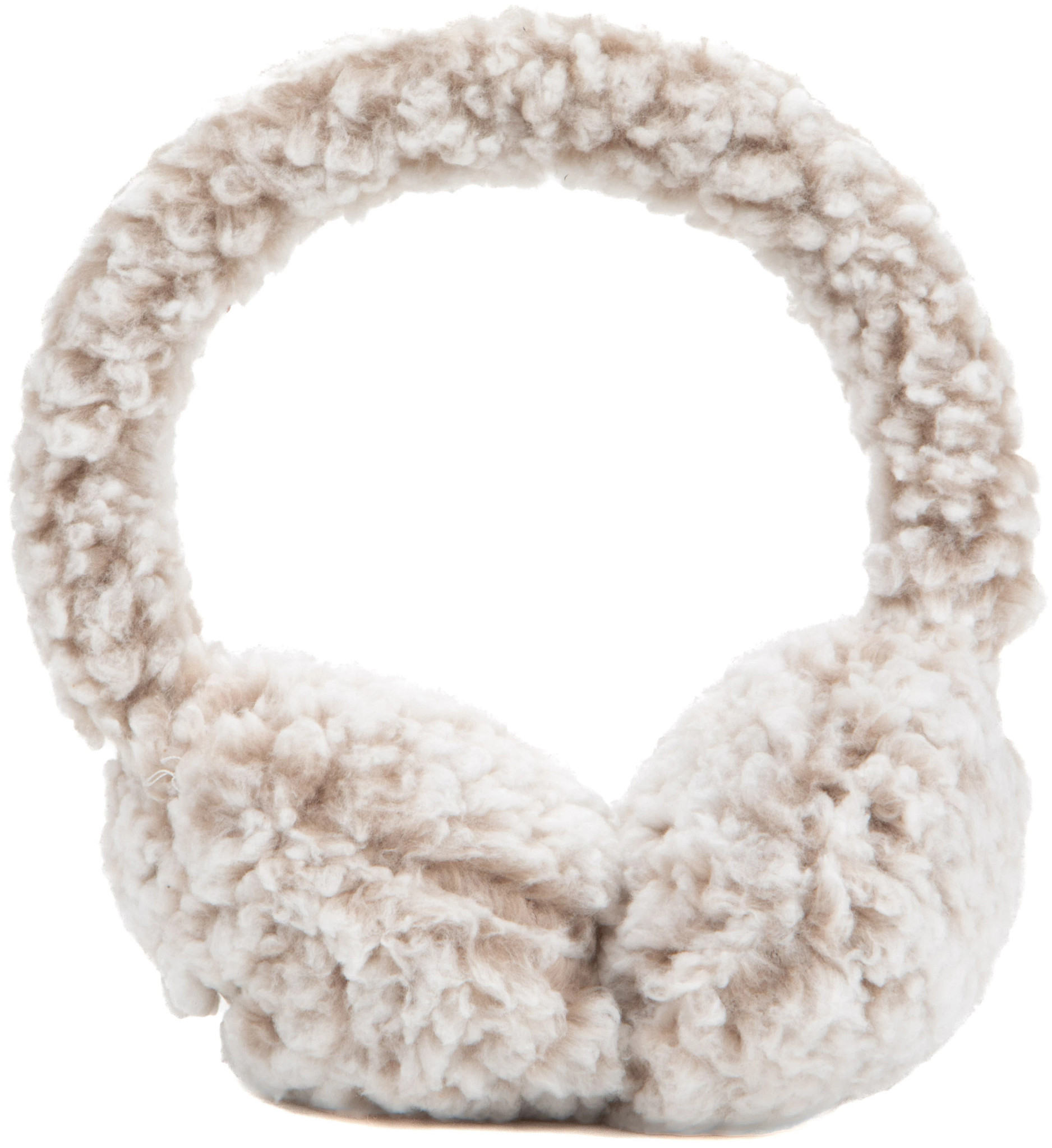 Women's Turtle Fur Comfort Lush Whiteout Ear Muffs shown in Natural (Off White)