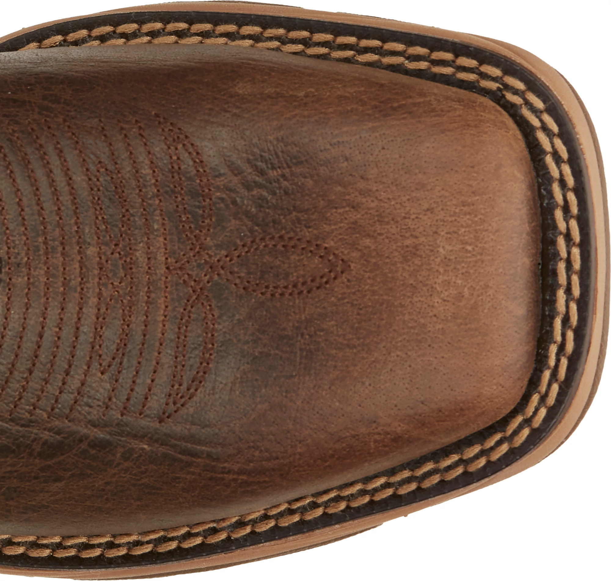 Lopez 11" Wide Steel Square Toe Waterproof Work Boot shown on model 