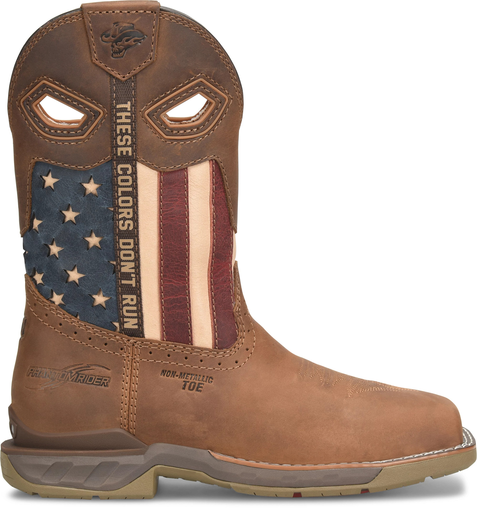 Men's Double-H Boots Fortress shown in Brown (Brown)