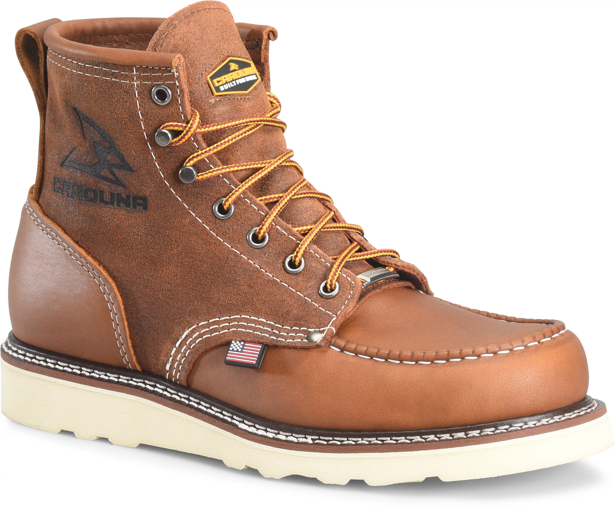 Union Built Amp 6" Soft Toe shown in Brown (Brown)