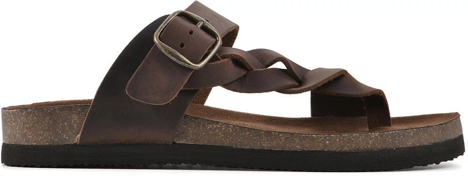 Ladies Sandals White Mountain Women's Holland Leather Footbed