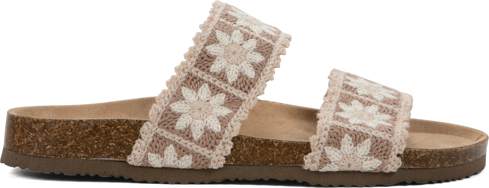 Women's Unionbay Monica Slide shown in Natural Flower Crochet (Multicolor)