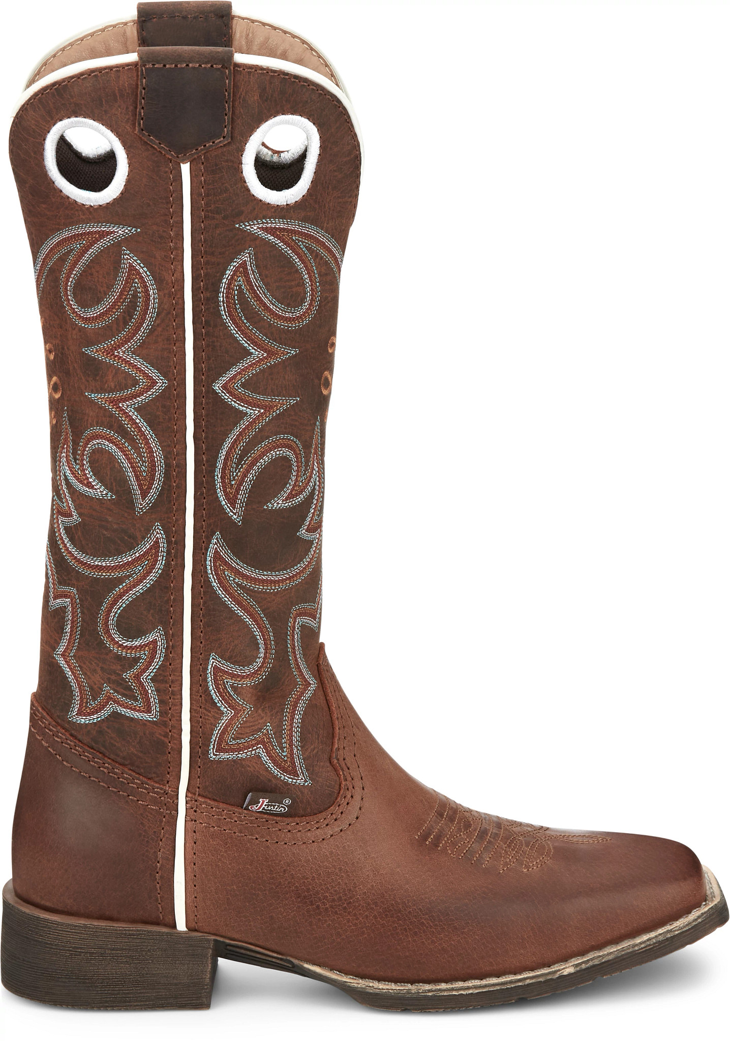 Justin Women s Western Boots Broad Square Toe