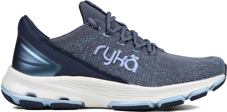 Women's Ryka Devotion X Walker shown in Navy (Blue)