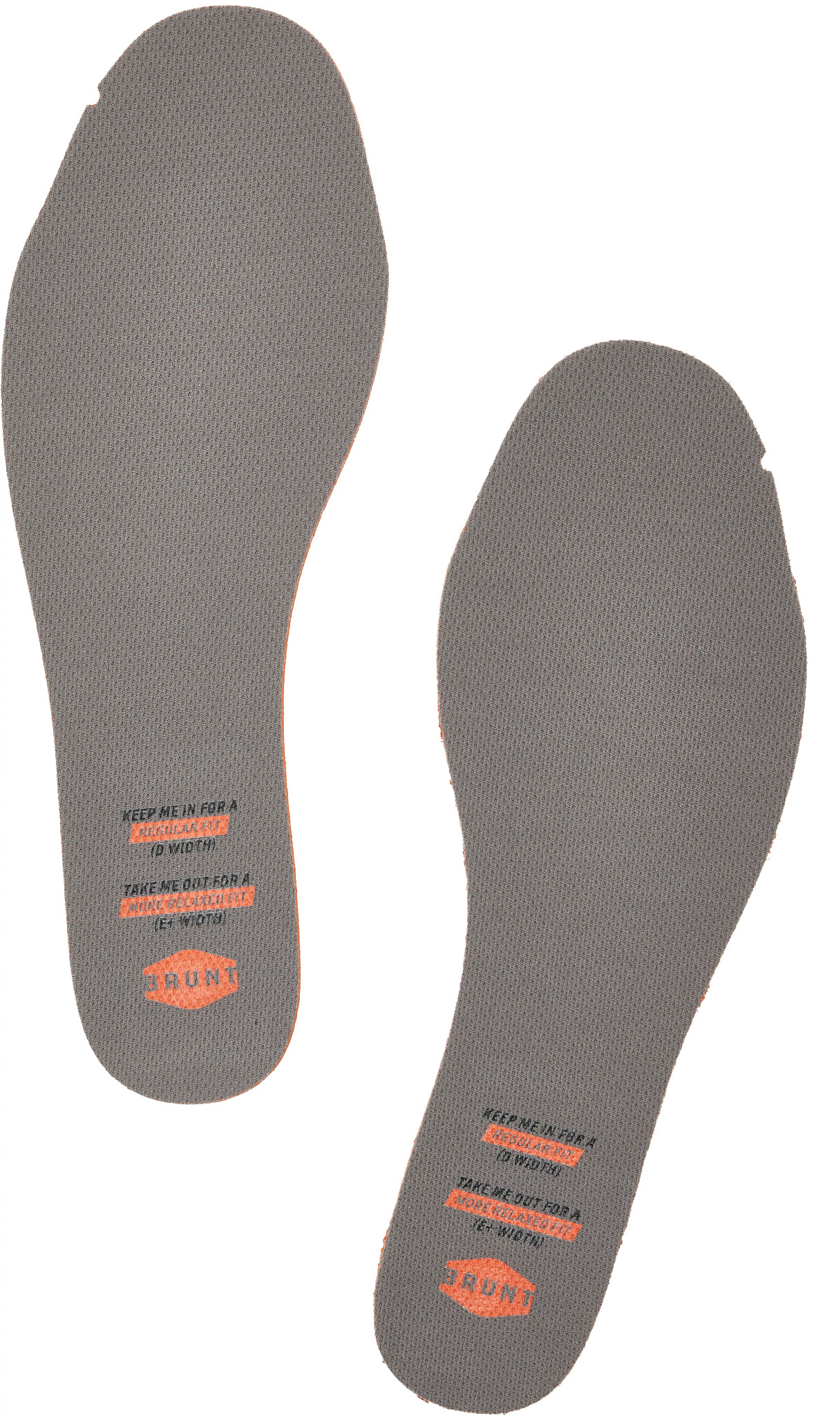 Unisex Brunt Workwear Standard Cush'N Insole shown in Orange (Multicolor)