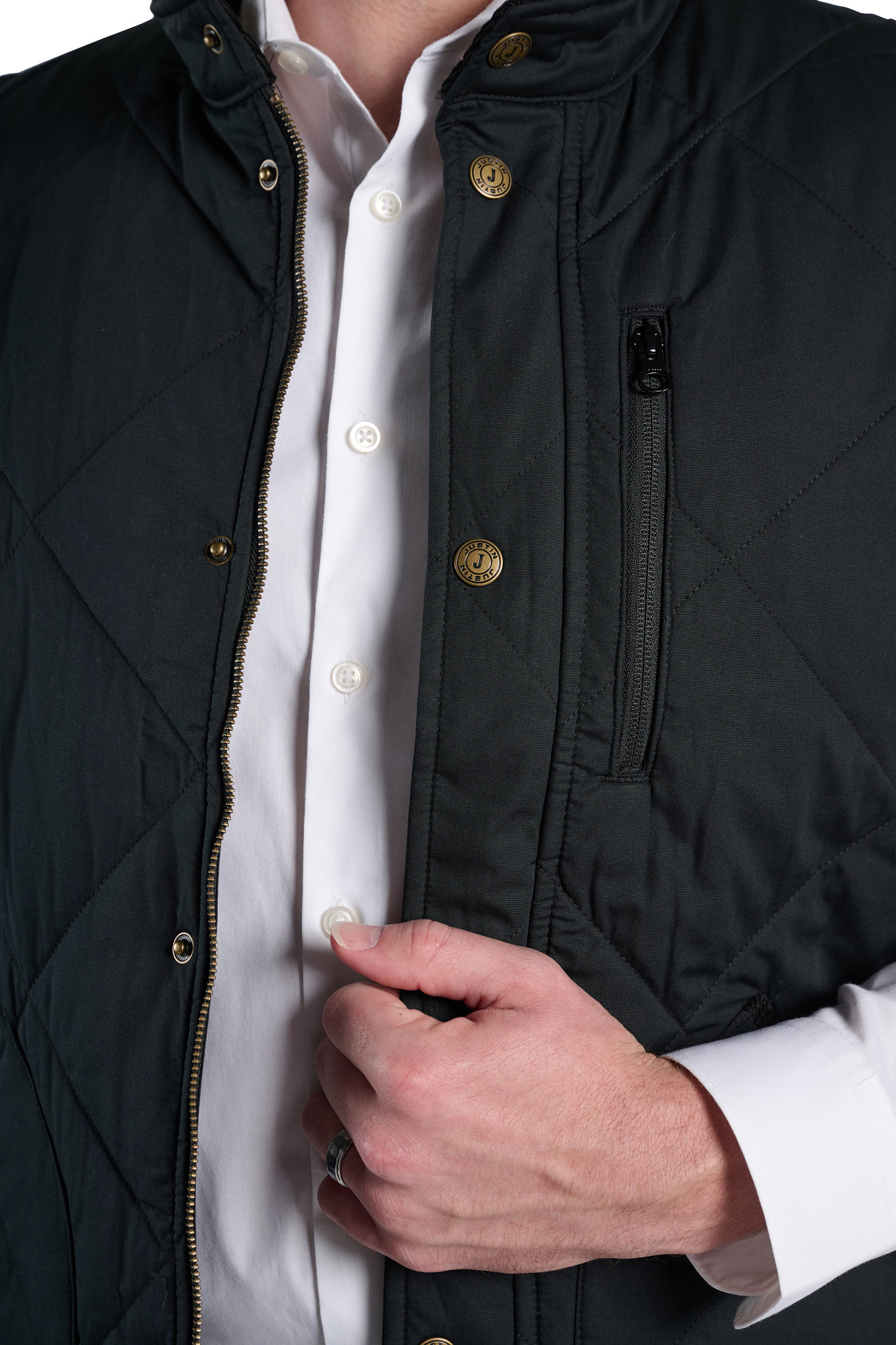 [新品]TODAYFULQuilting Compact Vest 黒　36 新品]TODAYFULQuilting Compact Vest 黒36