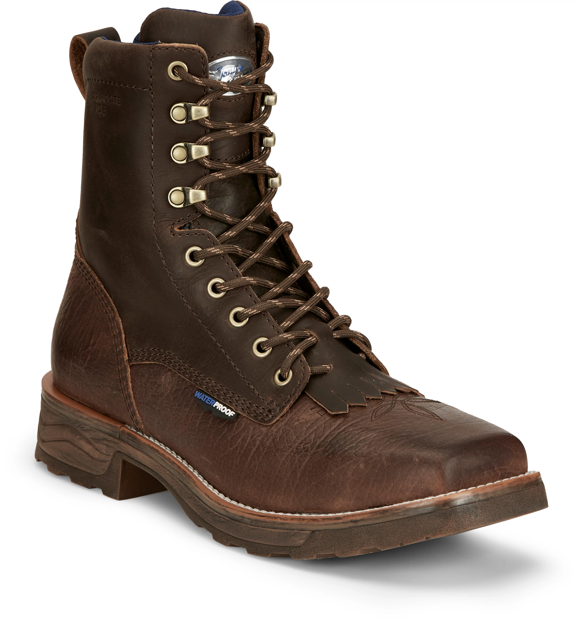 Lace up waterproof work boots online