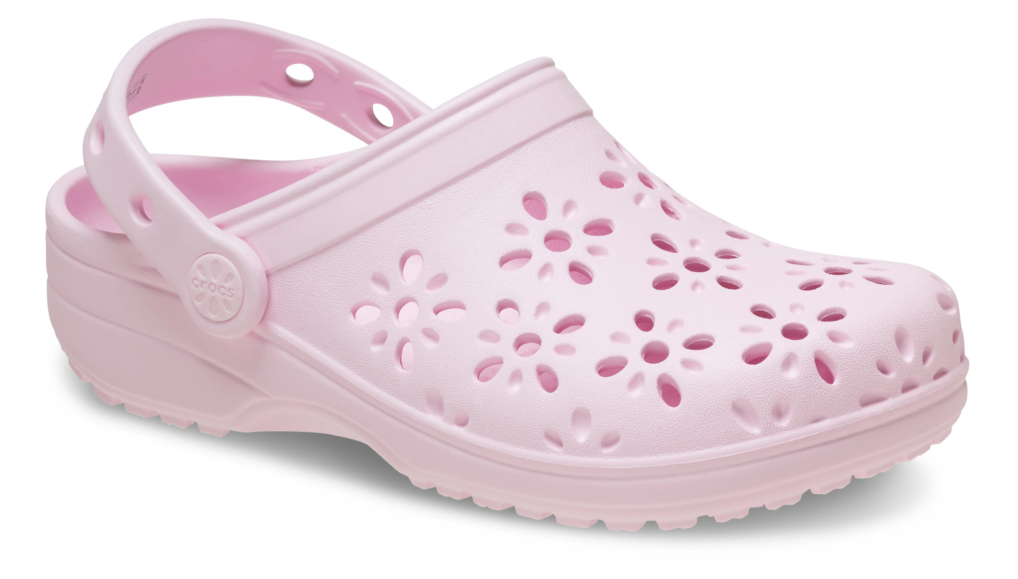 mamesukefff♡ Girl's Crocs Classic Floral Cut Out Clog | Super Shoes