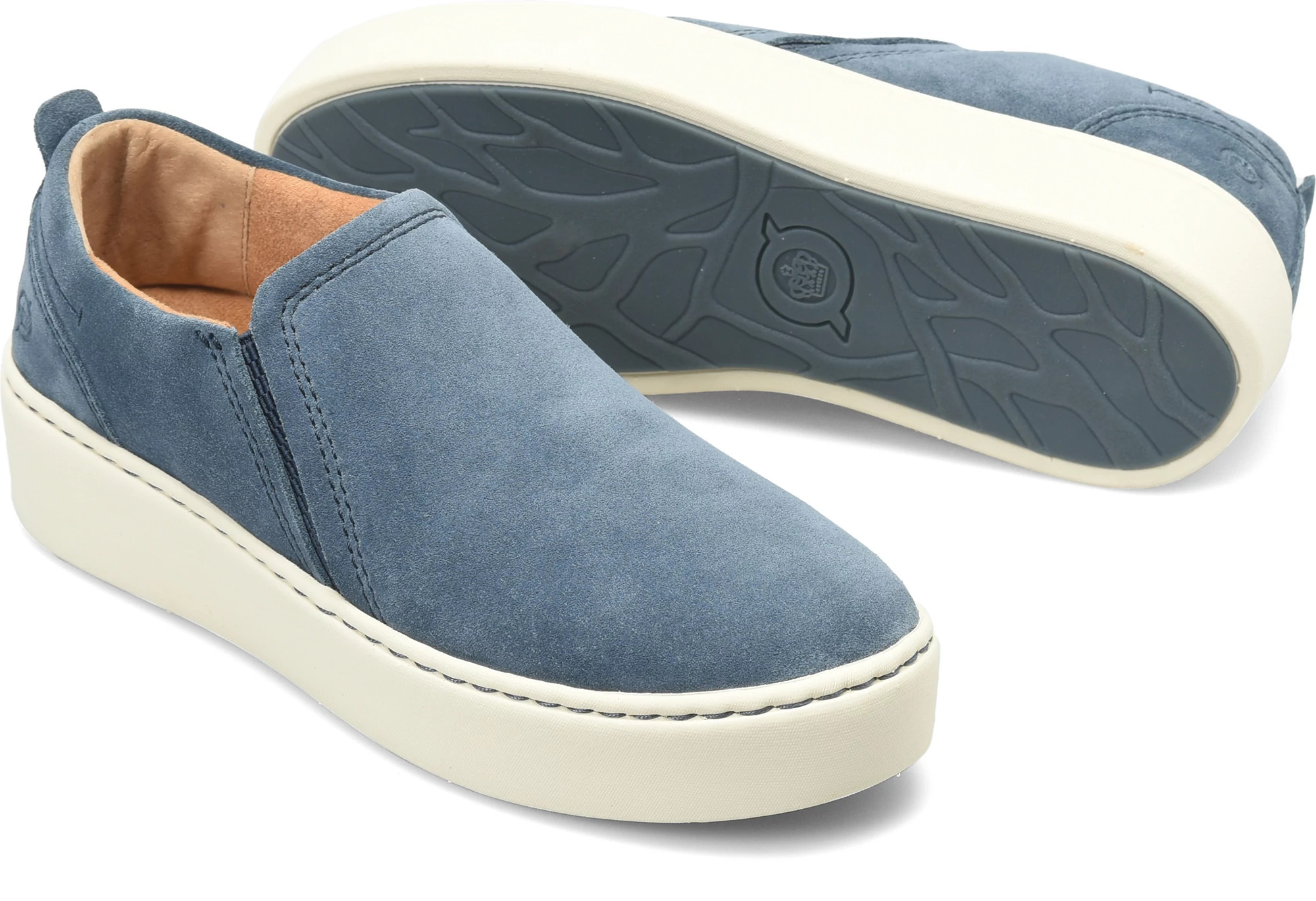 Mira Slip On shown in Dark Blue Suede (Blue)