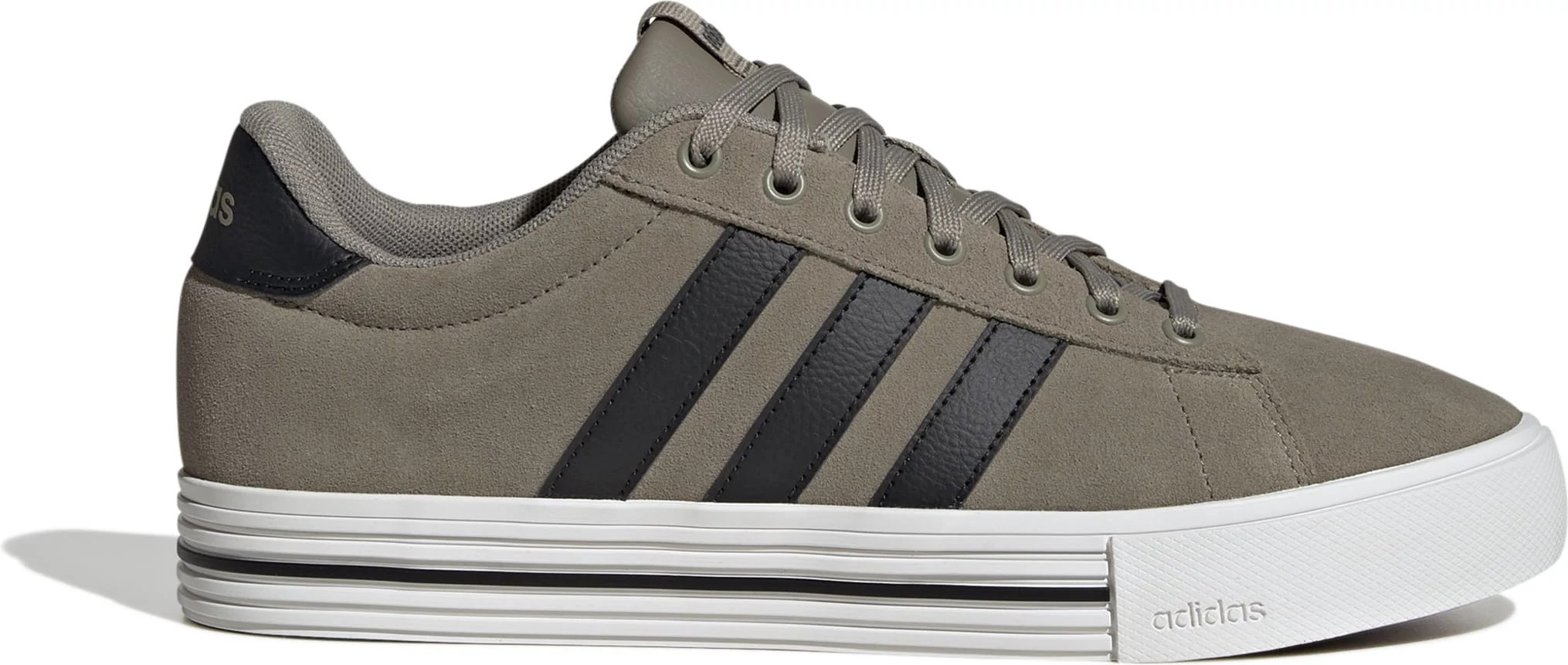 Men's Adidas Daily 4.0 shown in Clay Black (Grey)