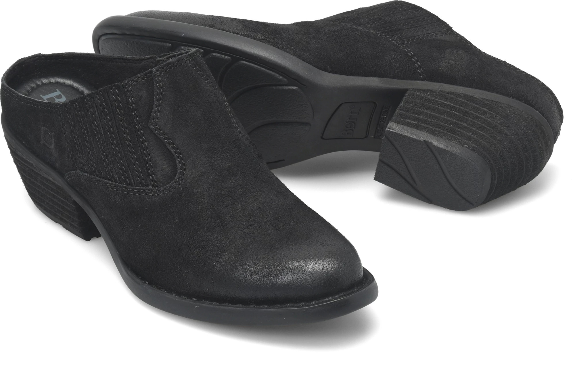 Monikah shown in Black Distressed (Black)