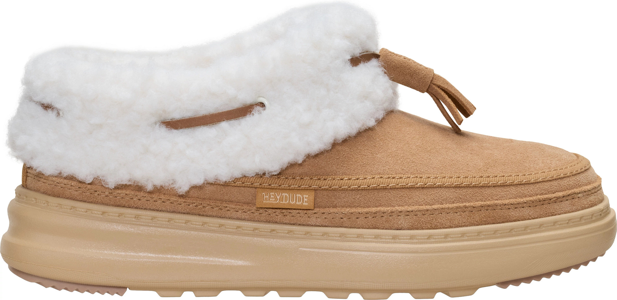Women's Hey Dude Remi Toastee Lo Tassel shown in Tan (Tan)