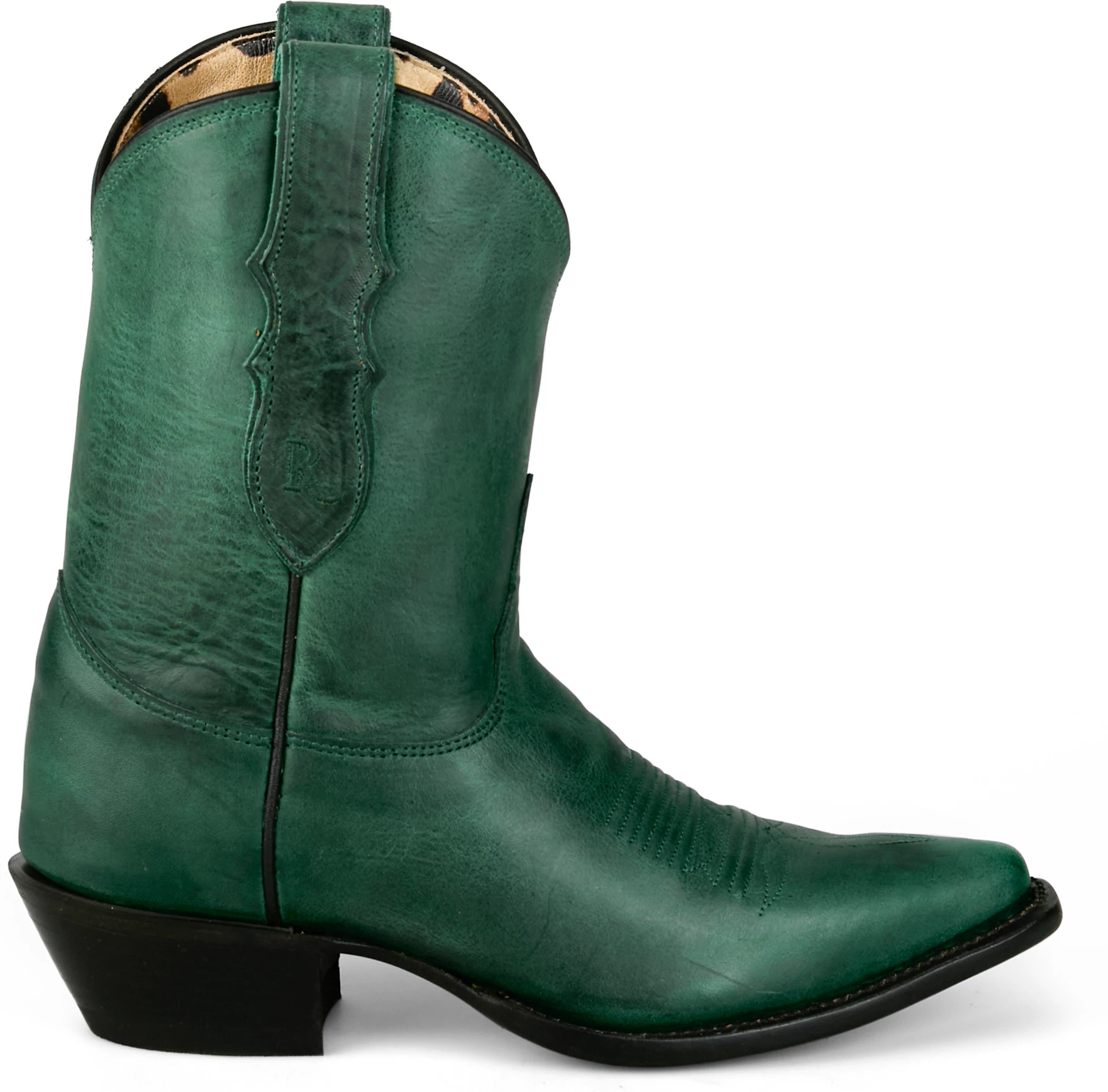 Women's Justin Boots Nashville 9" Western  shown in Green (Green)