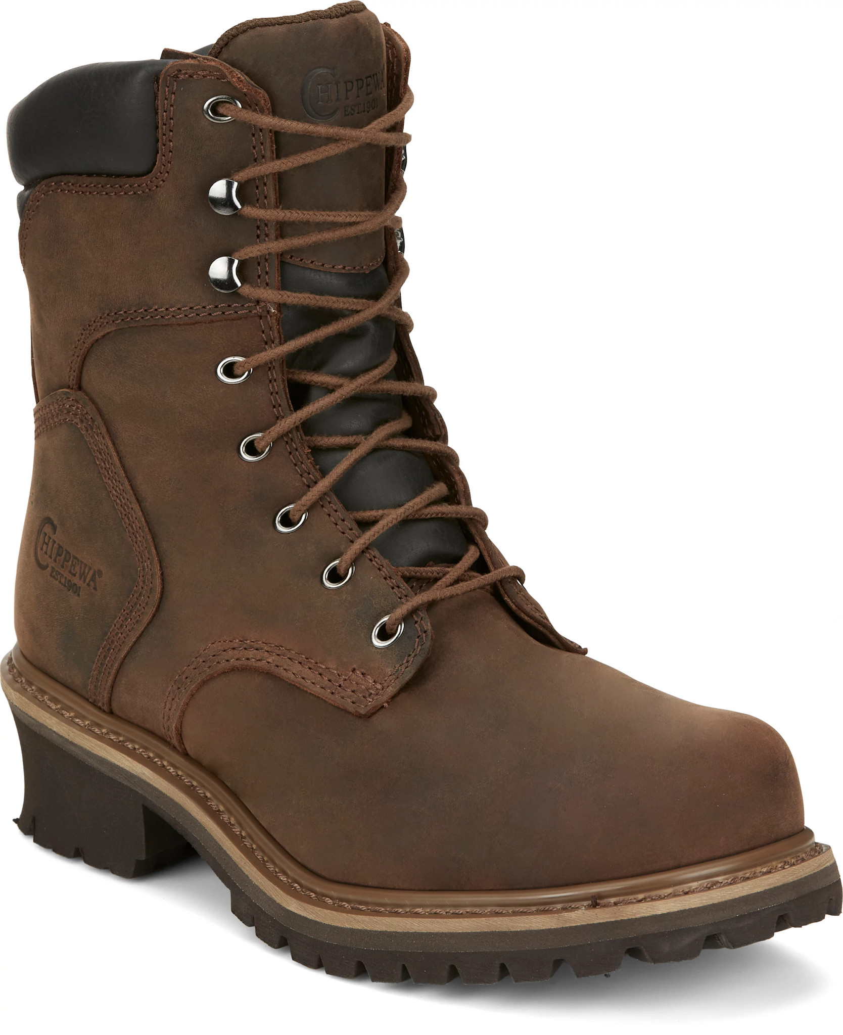 Chippewa logger boots on sale 2545