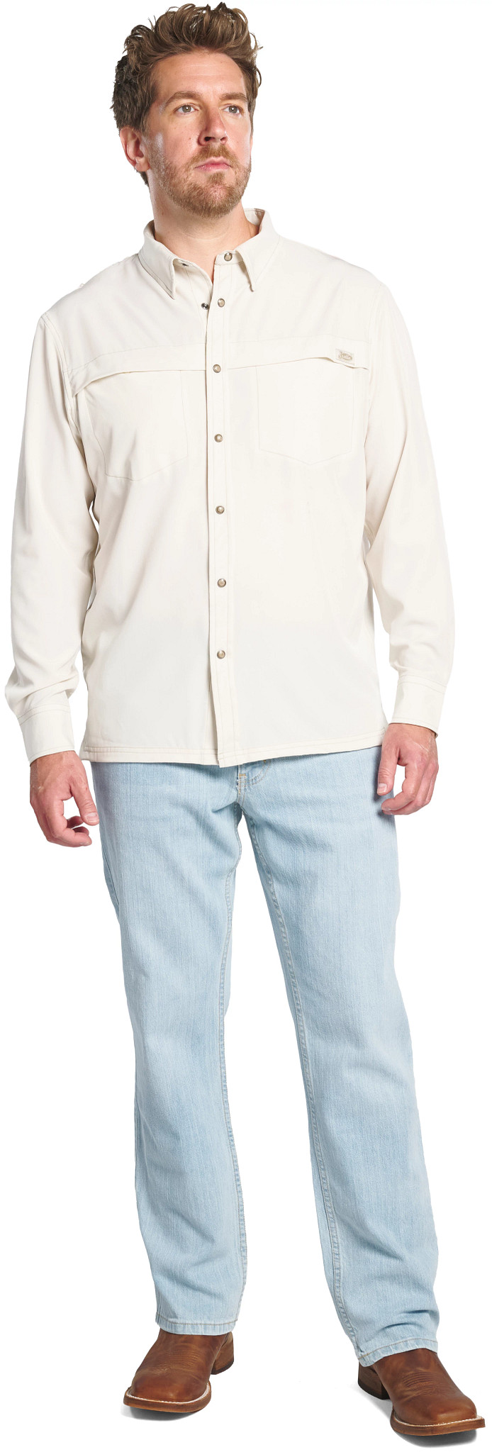 Long Sleeve Snap Front | Justin Boots