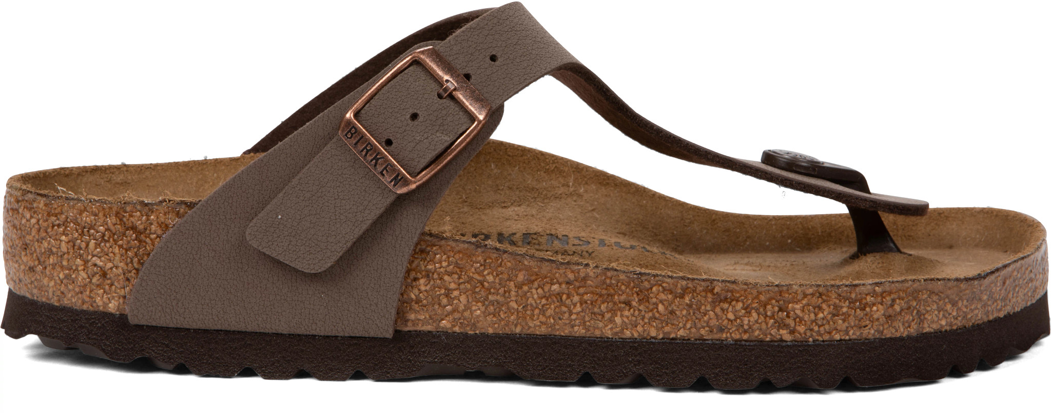 Women's Birkenstock Gizeh shown in Brown (Brown)