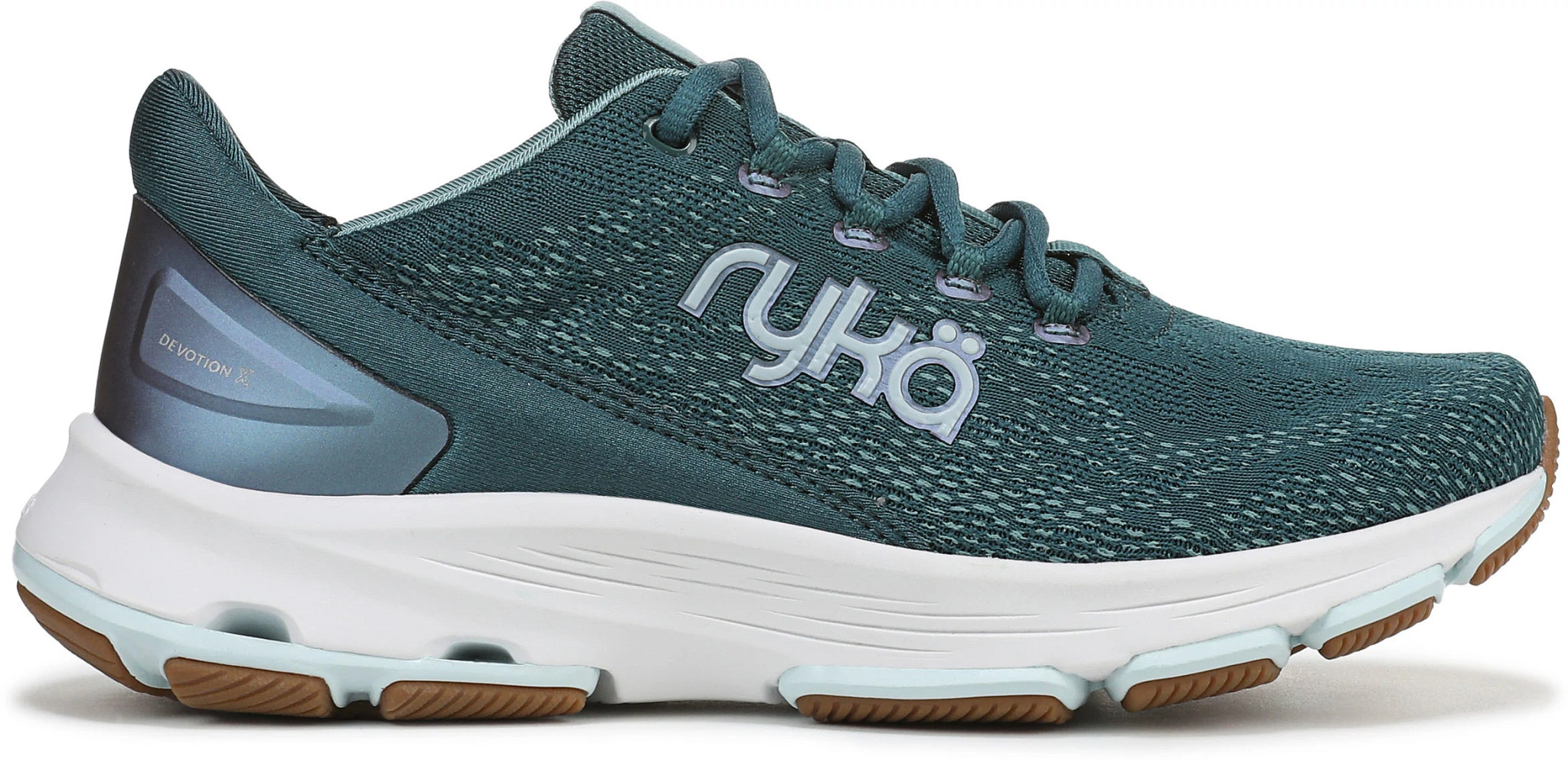 Women's Ryka Devotion X Walker shown in Dark Sea Green (Green)