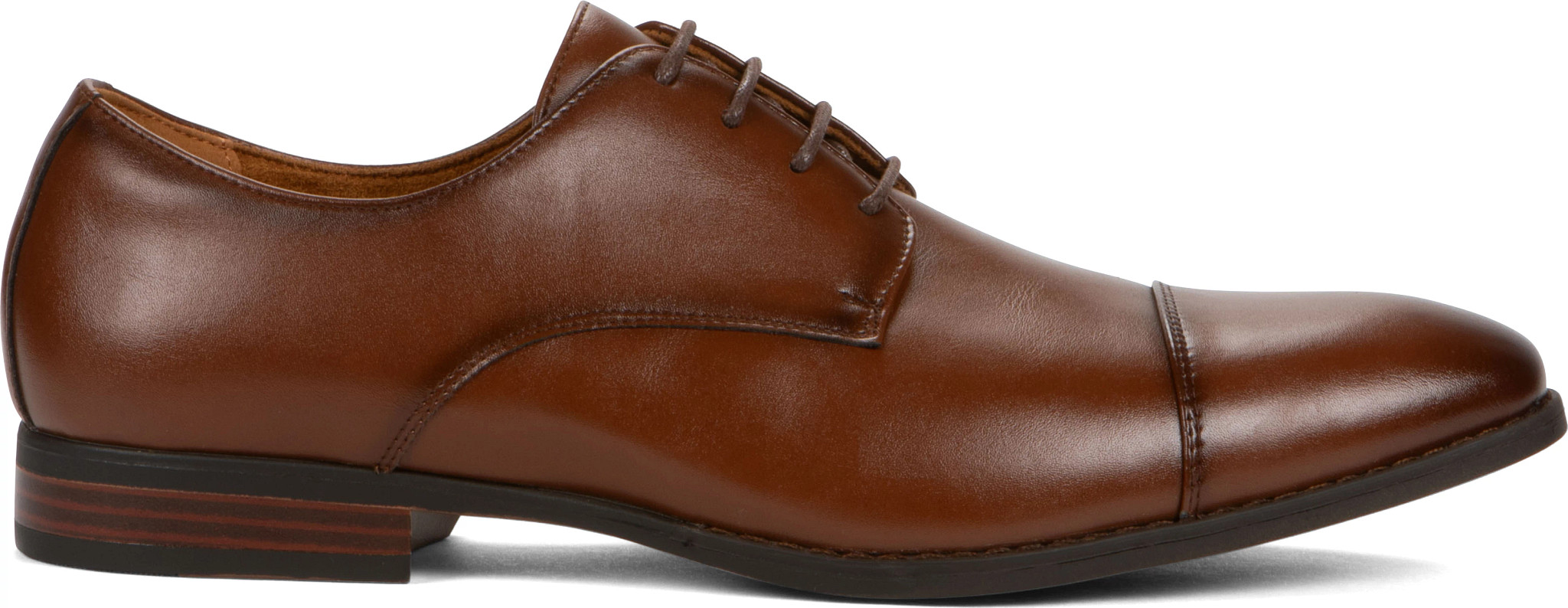 Men's Stacy Adams Nelson Cap Toe Oxford shown in Cognac (Brown)