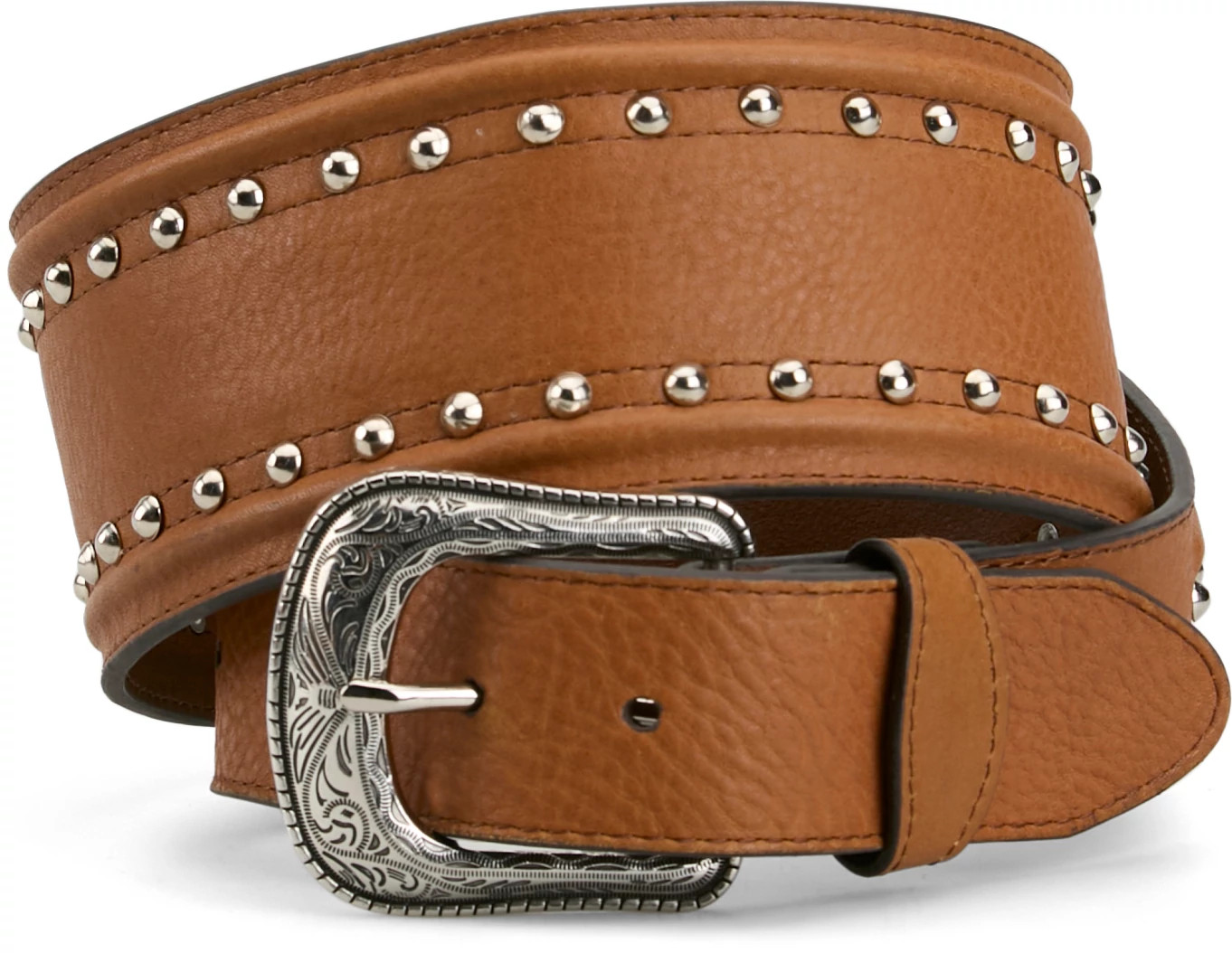 Nocona Studded Fashion Belt shown in Brown (Brown)