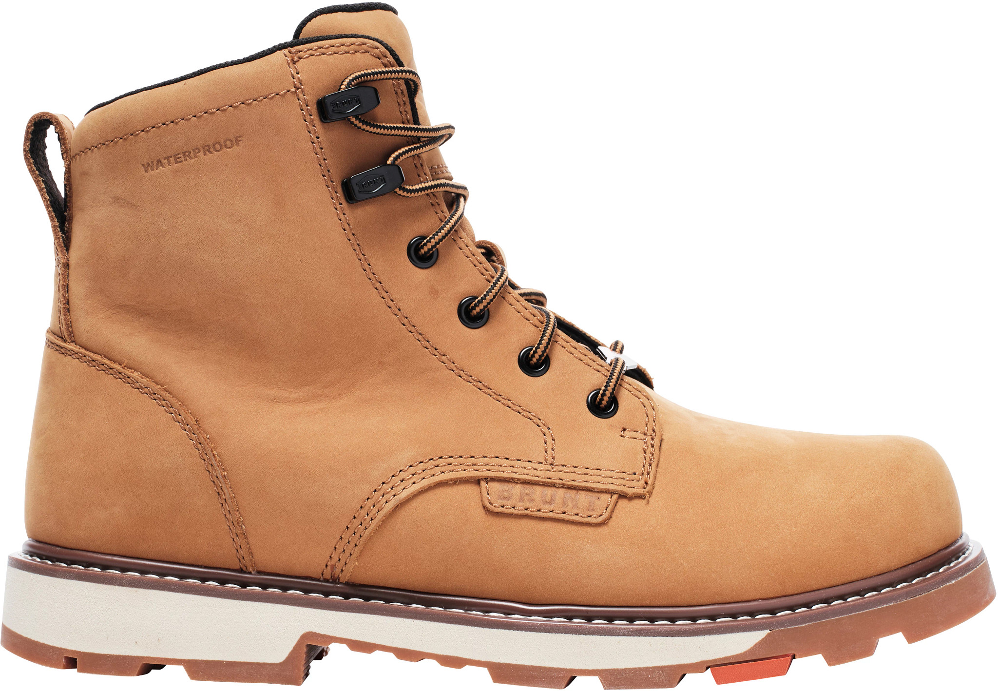 Men's Brunt Workwear 6 Inch Waterproof Sullivan shown in Wheat (Wheat)