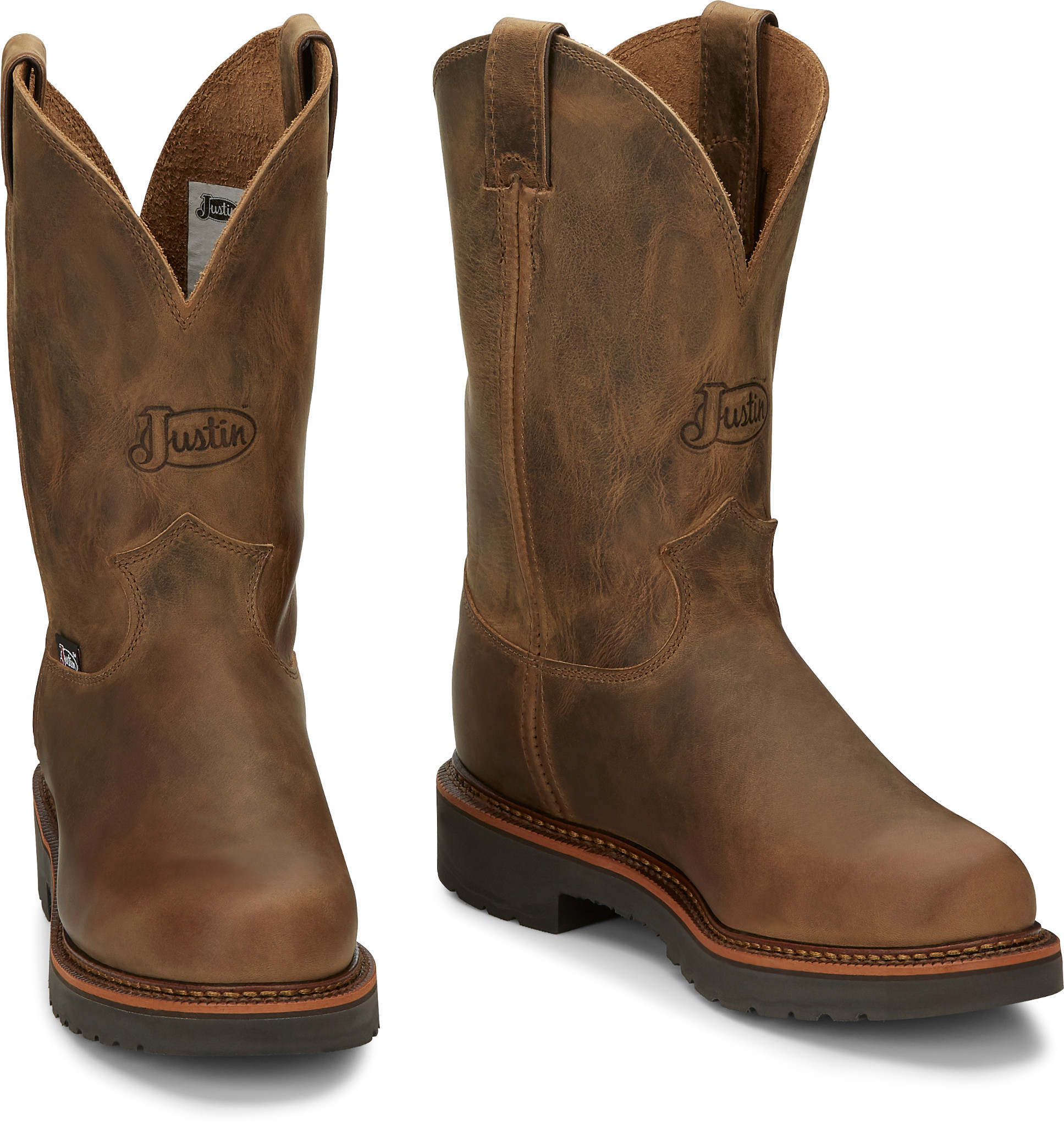 Justin gaucho work boots on sale