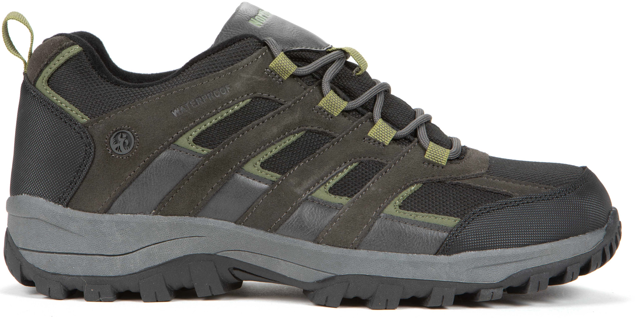 Men's Northside Waterproof Gresham Trail shown in Charcoal Green (Green)