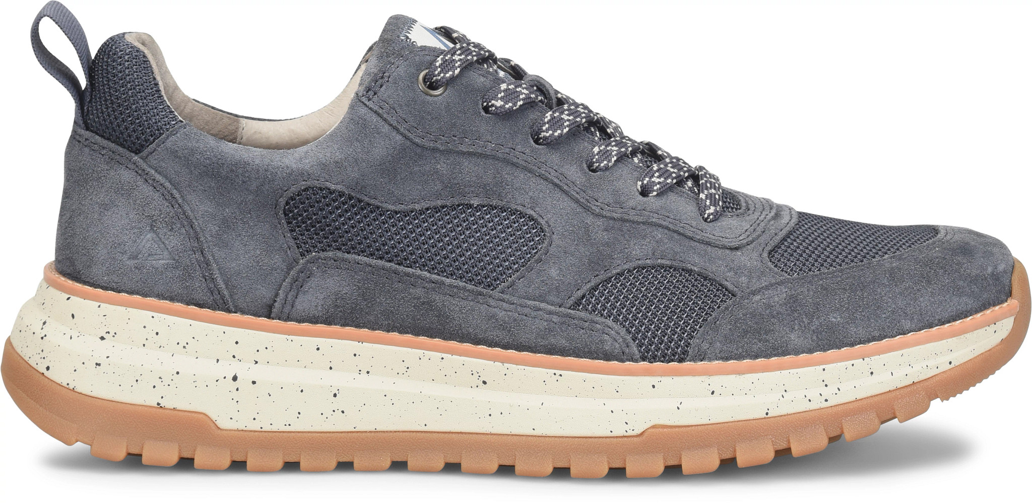 Breck Lace Up Sneakers se muestra en la Storm Blue (Azul)