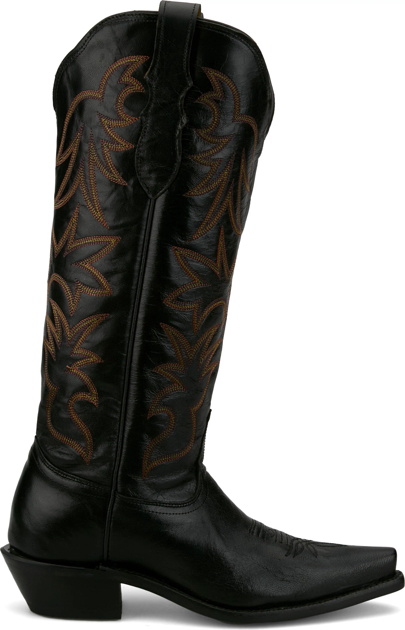 Women's Tony Lama Deloney 15" Western shown in Black (Black)