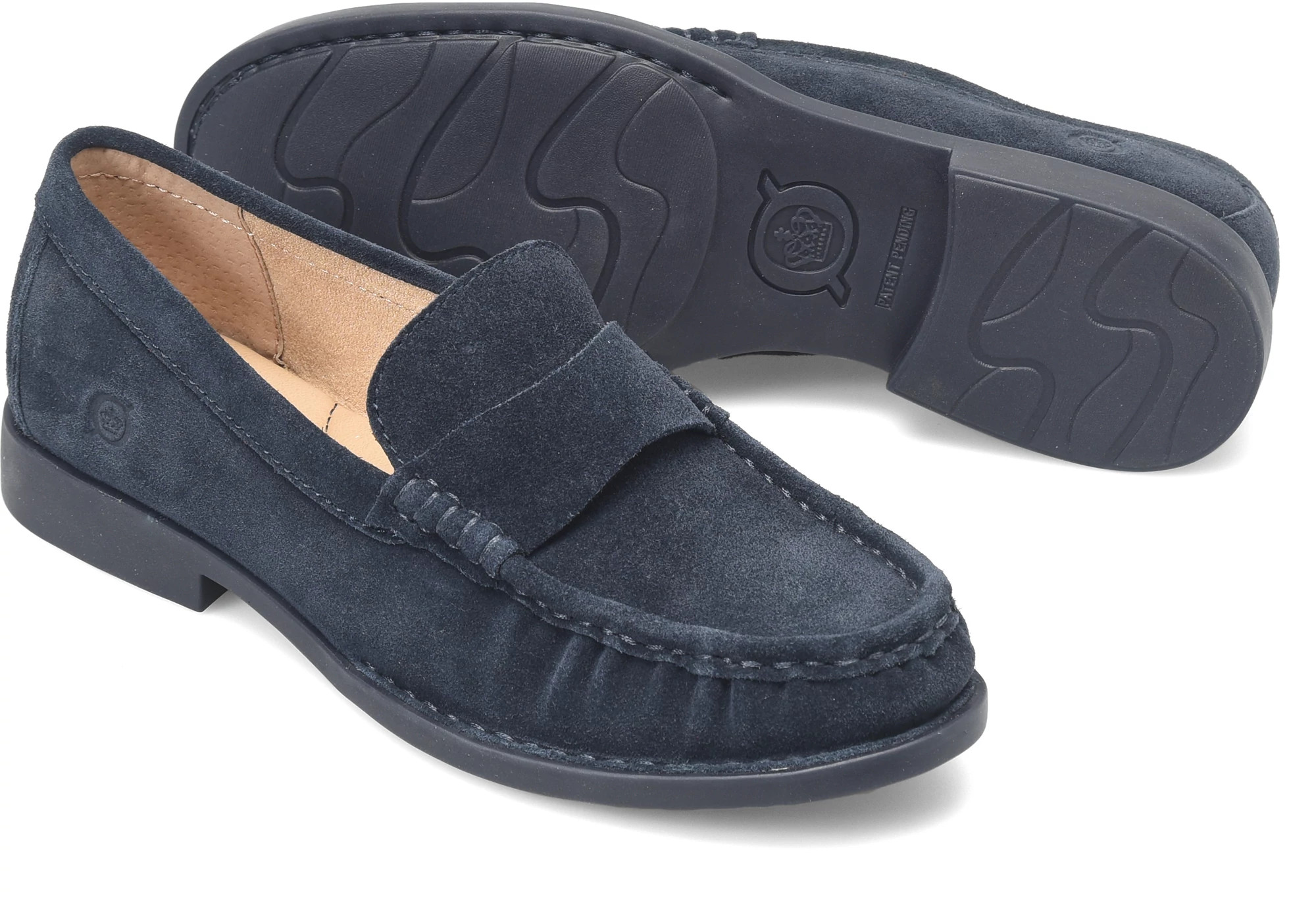 Mens Born suede leather loafers s-l400.jpg main image 4