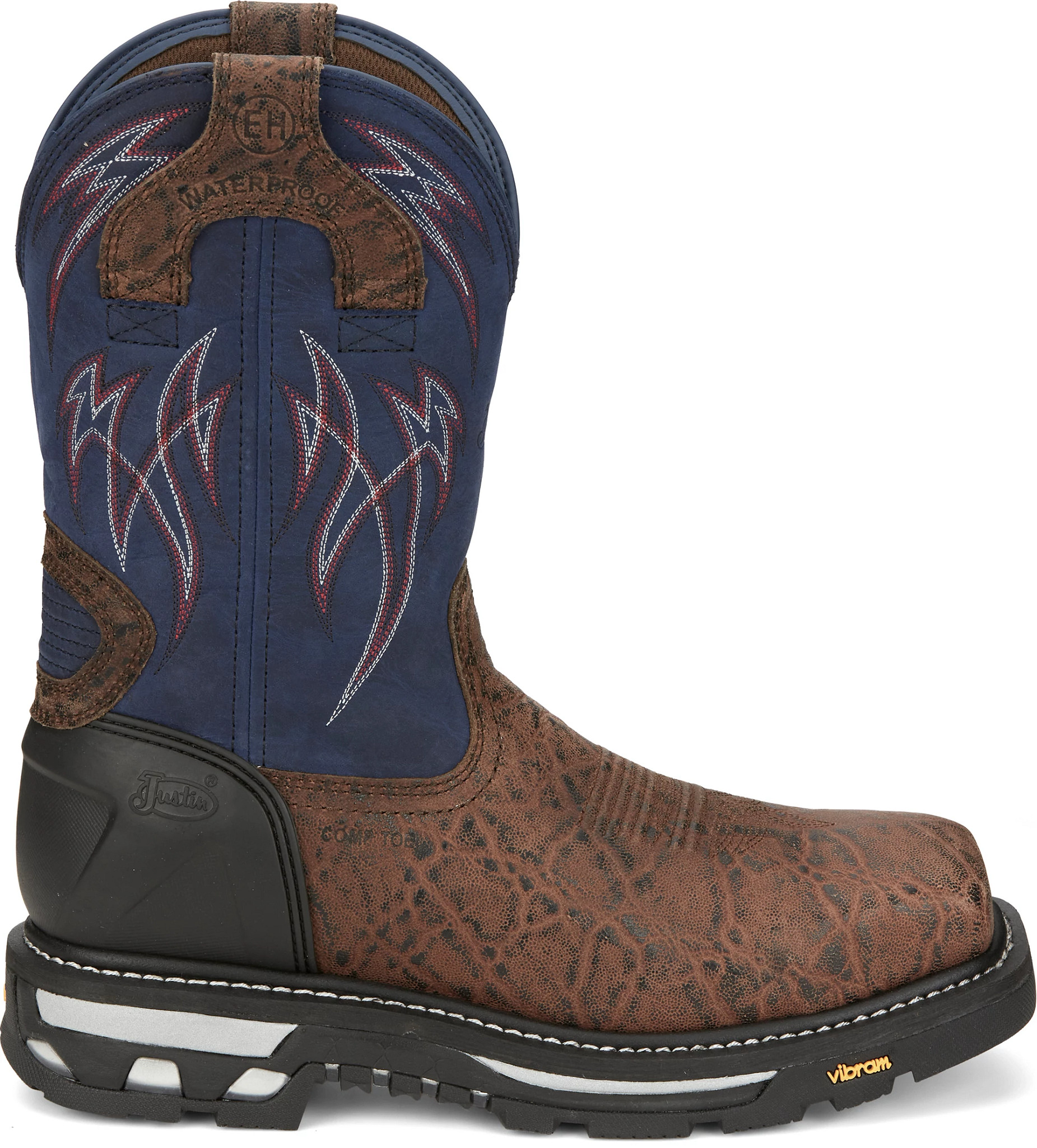 Frontline Hiviz 11” Waterproof Nano Comp Toe | Justin Boots