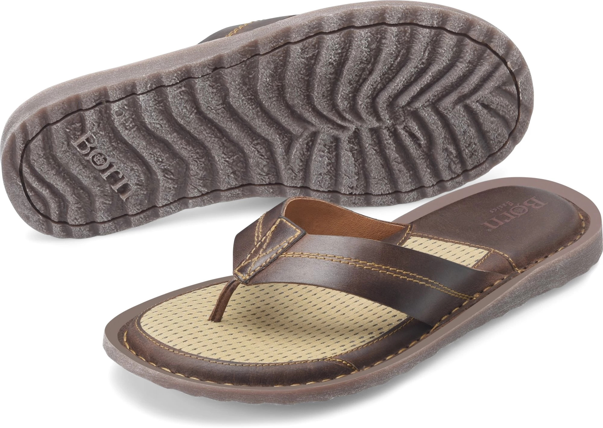 Born mens flip store flops