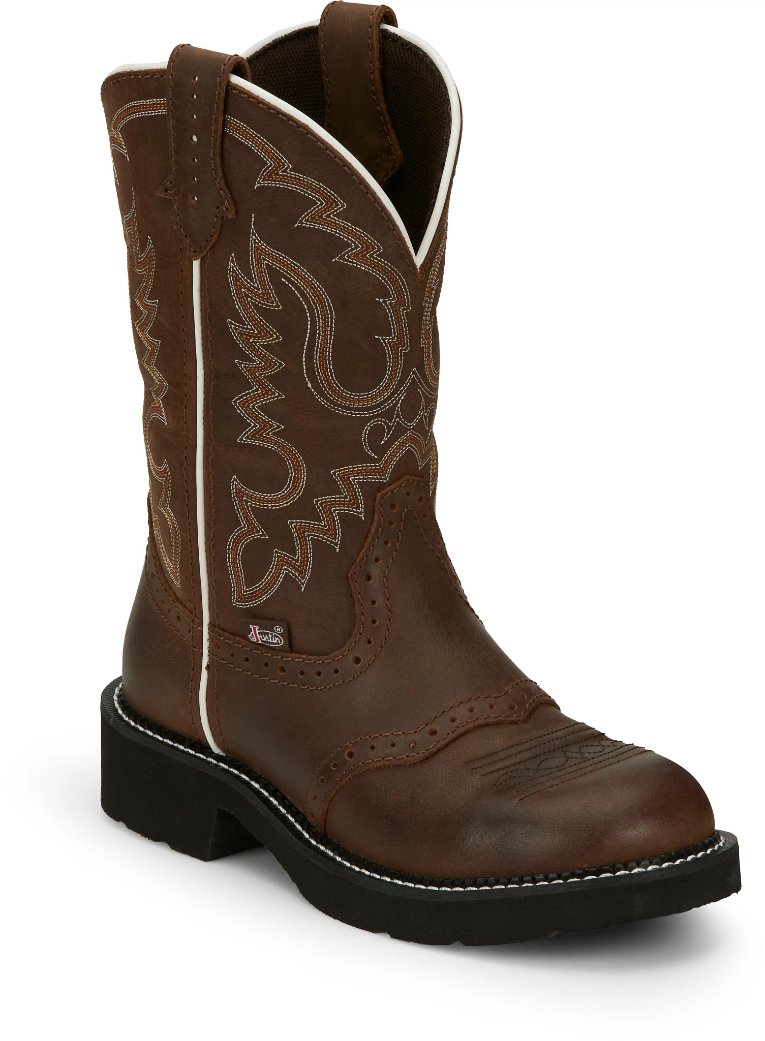 Womens round toe sales western boots