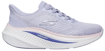 Women's Skechers Gowalk Max Cushioning Arch Fit Roslyn shown in Lavender (Purple)