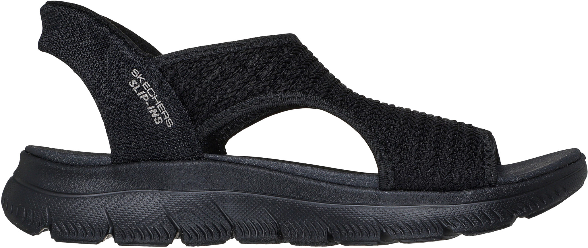 Women's Skechers Slip-Ins Summits Sweetly Evolved shown in Black (Black)