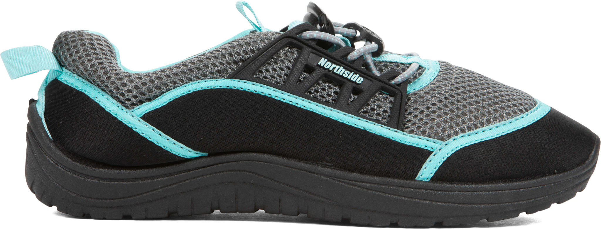 Women's Northside Brille 3.0 Aqua Sock shown in Black/Grey/Aqua (Multicolor)