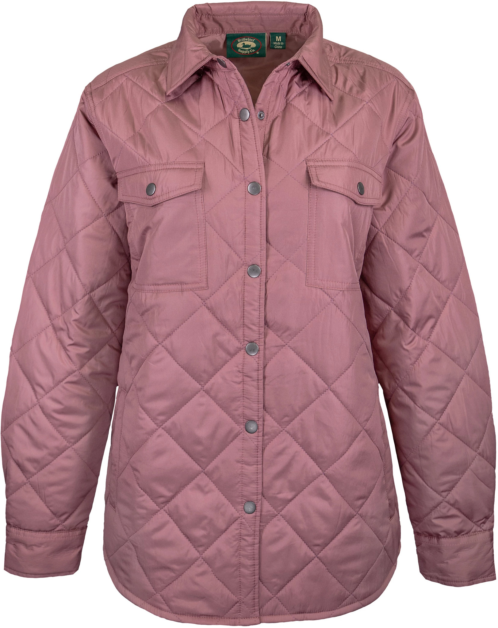 Women's Pacific Teaze Amity Quilted Shirt Jacket shown in Rose (Pink)